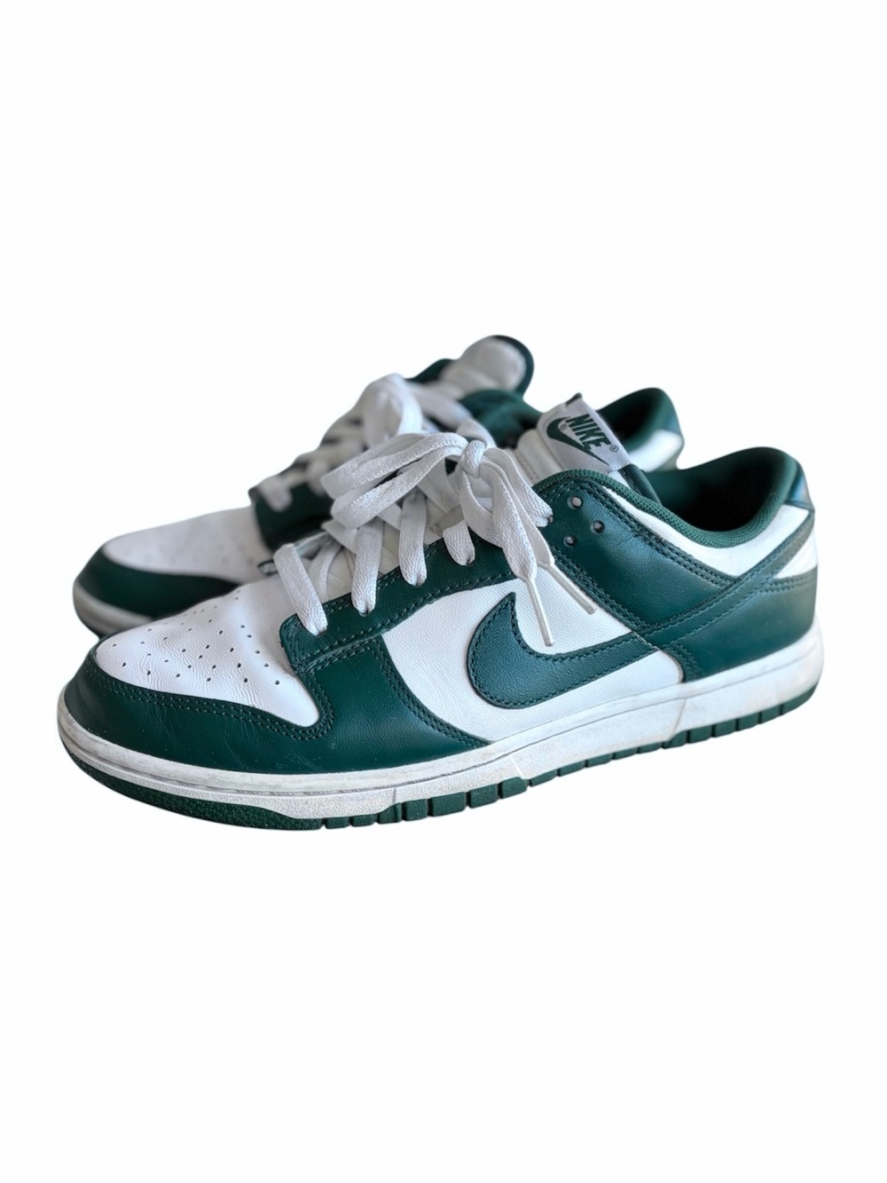 Nike Green & White Dunk Low